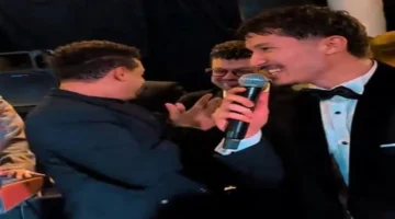 موهبة أسامة جلال لاعب بيراميدز تتألق بالغناء مع رضا البحراوي في حفل زفاف أحمد حمدي 1